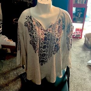 Bohemian Plus Size Blouse